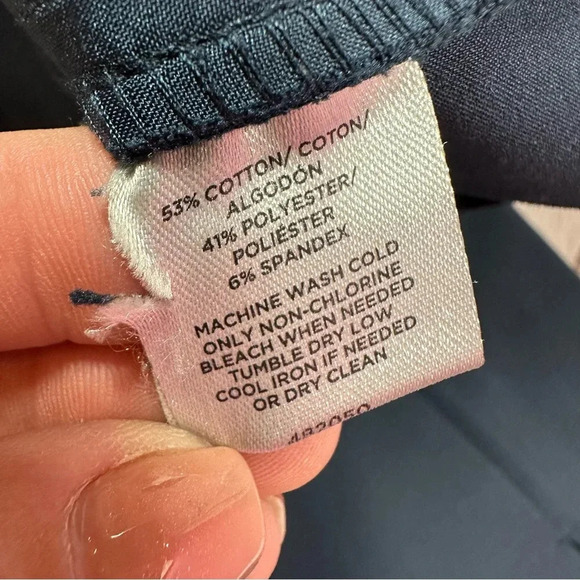 LOFT marisa skinny dress trouser pants sz 12 navy business professional office - Picture 8 of 9